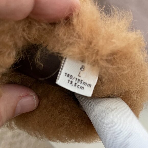 BOTTEGA VENETA Leather and Shearling Women's Gloves, Brown and Tan, 649949 - Picture 8 of 10